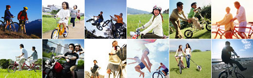 いろんな自転車、いろんなスタイル。